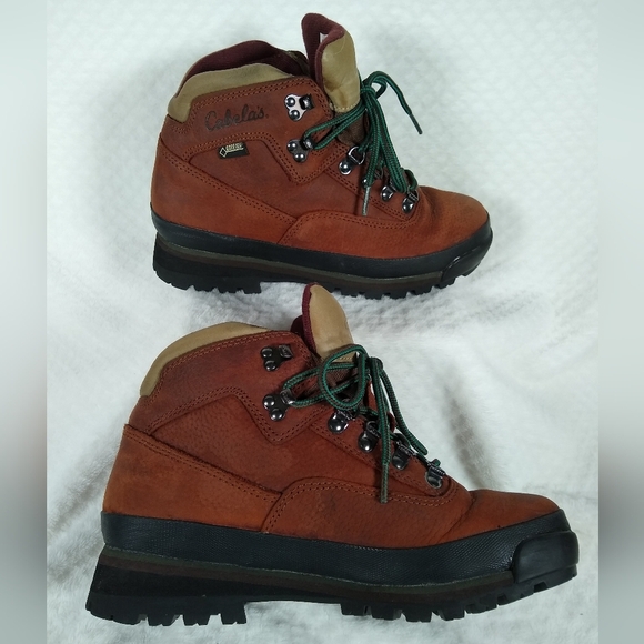 NWOT Cabela's Women's Brown Gore-tex Leather Uppers Hiking / Work Boots 8M - Picture 6 of 9